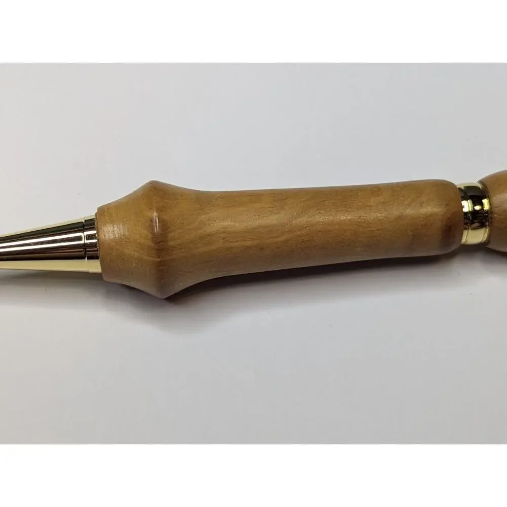 Slimline‎ Twist Pen Gold Finish Alder Body Hand Turned Pen